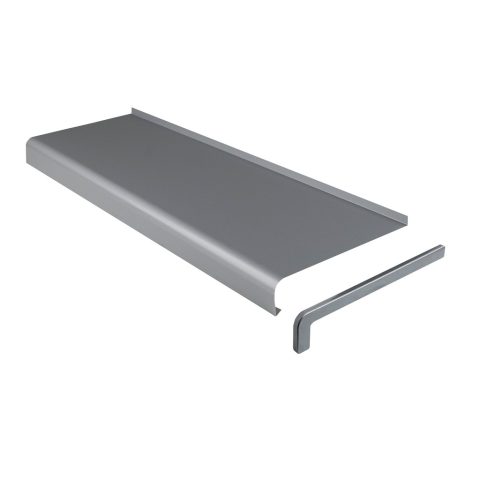 Parapet aluminiowy powlekany Srebrny RAL 9006 gr.1mm