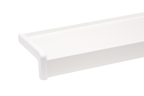 Parapet aluminiowy powlekany Biały RAL 9016 gr.1mm