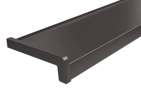 Parapet stalowy powlekany Ciemny Brąz RAL 8019  gr.0,7mm
