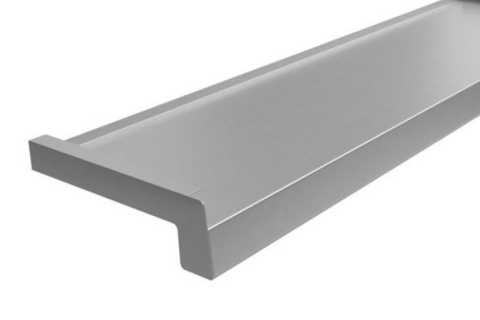 Parapet stalowy powlekany Srebrny RAL 9006  gr.0,7mm